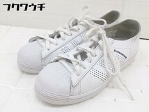 ◇ adidas アディダス FW3555 SUPERSTAR スーパースター スニーカー シューズ サイズ23.5cm ホワイト レディース_画像1