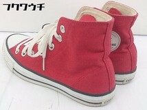 ◇ CONVERSE コンバース ハイカットスニーカー シューズ サイズ22.5ｃｍ レッド レディース_画像3