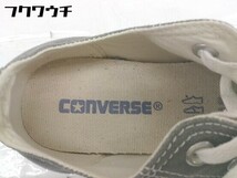 ◇ CONVERSE 1C989 CANVAS ALL STAR キャンバス オールスター スニーカー シューズ サイズ22ｃｍ グレー レディース_画像4