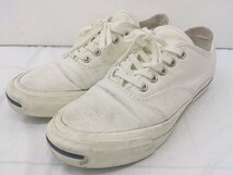 ◇ CONVERSE コンバース JACK PURCELL 1CL654 スニーカー シューズ サイズ24.5cm ホワイト レディース_画像2