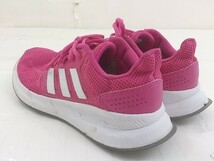 ◇ adidas アディダス FALCONRUN F36219 スニーカー シューズ サイズ24cm ピンク系 レディース_画像3