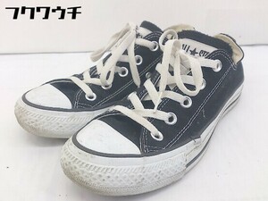 ◇ CONVERSE コンバース 32160321 ALL STAR OX スニーカー シューズ 23ｃｍ ブラック ホワイト レディース