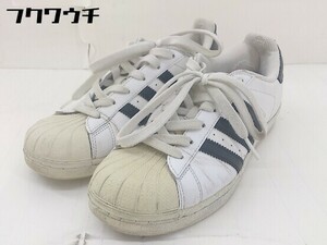 ◇ adidas アディダス SUPERSTAR 2 C77124 スニーカー シューズ サイズ24cm ホワイト ブラック レディース