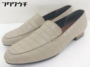 * SESTOse -stroke black ko type pushed . Loafer shoes size 23.5cm beige group lady's 