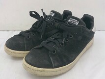 ◇ adidas アディダス M21280 STAN SMITH スニーカー シューズ 23.5ｃｍ ブラック ホワイト レディース_画像2