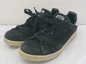 ◇ adidas アディダス M21280 STAN SMITH スニーカー シューズ 23.5ｃｍ ブラック ホワイト レディース