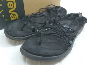 ◇ ◎ Teva テバ スポーツサンダル サイズ24ｃｍ ブラック レディース