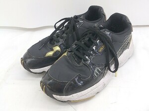 ◇ adidasFALCON W ファルコン FV3408 スニーカー シューズ サイズ24.5ｃｍ ブラック レディース P