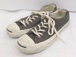 ◇ CONVERSE JACK PURCELL FOOD TEXTILE 1SC643 ローカットスニーカー シューズ サイズ25ｃｍ チャコール系 レディース P