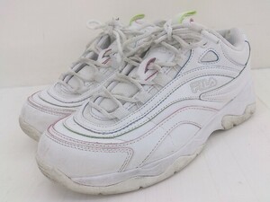 ◇ FILA フィラ UFW19064-127 ダットスニーカー シューズ サイズ24.5ｃｍ ホワイト レディース