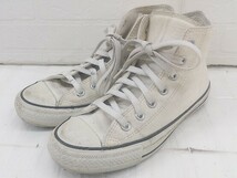 ◇ CONVERSE 1CK558 ALLSTAR オールスター CHUCK TAYLOR スニーカー シューズ サイズ24.5ｃｍ ホワイト レディース P_画像1