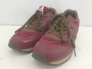 ◇ NEW BALANCE ニューバランス 2EW367BI スニーカー シューズ サイズ23ｃｍ ワインレッド ブラウン レディース E