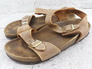 ◇ BIRKENSTOCK ビルケンシュトック サンダル 23 ブラウン レディース