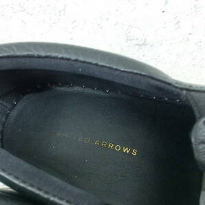 ◇ UNITED ARROWS ユナイテッドアローズ スリッポン シューズ 24.5cm相当 ブラック レディースの画像4