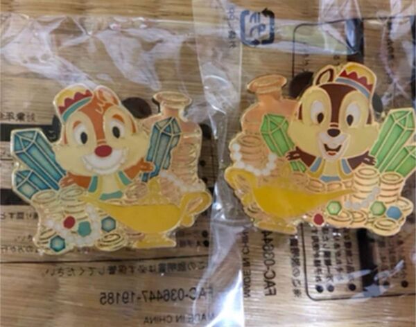東京ディズニーリゾート チップ&デール ピンバッジ