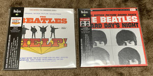 ビートルズ　A HARD DAY'S NIGHT　HELP!　オリジナル・サウンドトラック　CD　セット出品　紙ジャケット仕様　輸入盤　帯付　開封品　美品