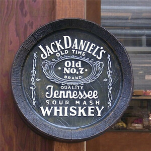 ジャックダニエルJackDaniels 樽底壁掛け看板 JACK DANIELS 　アメリカン雑貨 ガレージ雑貨 バー用品　リカー 酒