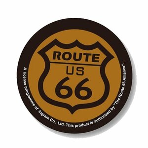 ルート66 Route 66　缶バッチ (B)CBRR-02