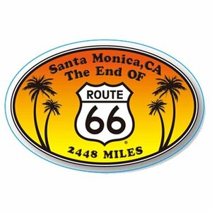 ルート66 Route 66　アクリルバッチ (D)ABRR-04