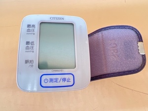 Q441〔中古品〕CITIZEN 手首式血圧計　CHW601E1