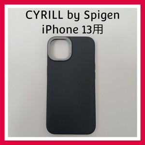 CYRILL by Spigen　iPhone13　ケース　ブリック　ダークグレー　スマホケース　ソフ　TPU　薄型　軽量　米MIL規格　衝撃吸収