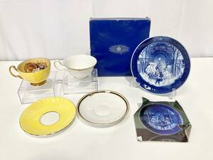 蘇さ(OY1240)　洋食器　おまとめ　ウェッジウッド　WEDGWOOD　ロイヤルコペンハーゲン　カップ＆ソーサー　皿　プレート中古品　80サイズ