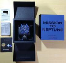 【新品未使用】Swatch OMEGA MoonSwatch Mission to Neptune オメガ スウォッチ ネプチューン_画像1