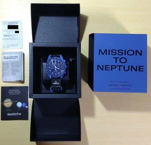 【新品未使用】Swatch OMEGA MoonSwatch Mission to Neptune オメガ スウォッチ ネプチューン