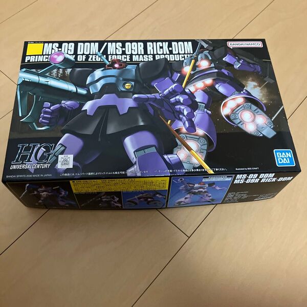 HGUC 機動戦士ガンダム MS-09 ドム/MS-09R リックドム 1/144スケール プラモデル　ガンプラ　未組立