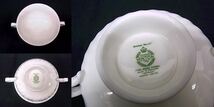 h0502 ROYAL DOULTON ロイヤルドルトン　ミントン　BONE CHINA　スプリングブーケ　モーニングセット　スープ皿　スープカップ　花柄　元箱_画像4