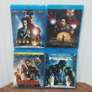 DVDなし アイアンマン 3作品 インクレディブル ハルク ブルーレイ Bluray マーベル MCU アベンジャーズ 映画 洋画 アメコミ