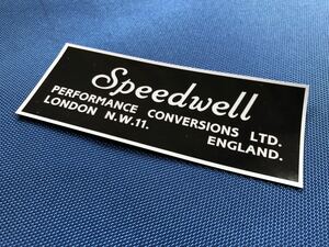 SPEEDWELL スピードウェル ダッシュ マグネット ローバー ミニ クーパー MK1 MK2 BMC クラシック 空冷 VW ビートル BRM EMPI ステッカー