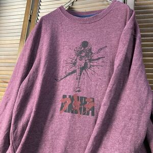 ABBX 1スタ 赤 アニメ 長袖 Tシャツ ロンT AKIRA アキラ 長袖 90s 00s ビンテージ 古着 ベール 卸 仕入れ