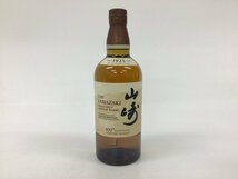 34 サントリー 山崎 NV 100周年記念ラベル 700ml【重量番号:2】_画像1