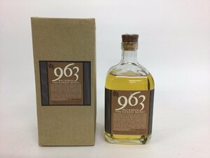 132 笹の川酒造 963 モルト＆グレーン 700ml【重量番号:2】