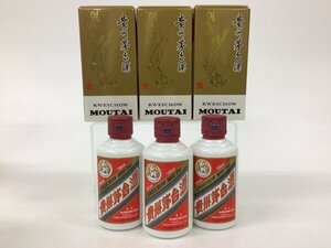 77 貴州茅台 マオタイ ミニボトル 3本セット【重量番号:1】