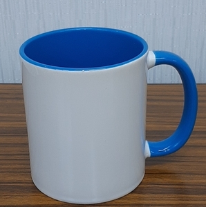 コーヒーカップ 白×青 食器 コップ インテリア キッチン 北欧雑貨 Mug 冬 冬物 クリスマス シンプル 無地 磁器 プレゼント ギフト 洋食器