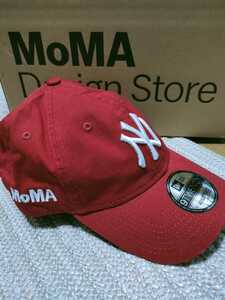 新品 未使用 NEW ERA MOMA 別注 ヤンキース スナップバック キャップ 赤 レッド ニューエラ フリーサイズ ニューヨーク 近代美術館 モマ