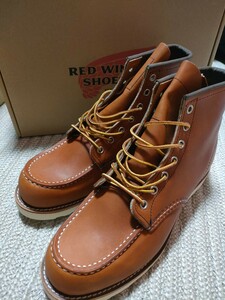 新品 定価45870 レッドウィング RED WING 875 アイリッシュセッター モックトゥ ブーツ US9 オロレガシー 2023年購入 正規品 ブラウン