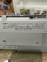 S-142◆1円～◆AIWA Micro Boy FM/AM マイクロステレオラジオ カセットレコーダー CS-M1 当時物_画像5