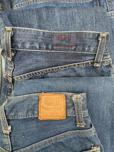 S-193◆1円～◆Levi's EDWIN ARMANI他 デニムパンツ ジーパンまとめて 10着セット ビンテージ 古着 ボトムス 503_画像5