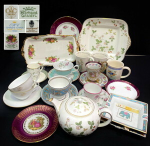 S-119◆1円～◆Richard Ginori Royal ALBERT WEDGWOOD 他 高級洋食器まとめ売り カップ&ソーサー プレート マグカップなど 英国食器