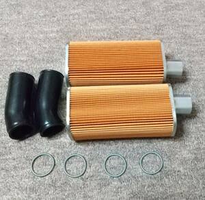 旧P HONDA CB72 エアクリーナー+コネクティングチューブ Set / Air cleaner+tube set CBM72 CB77: