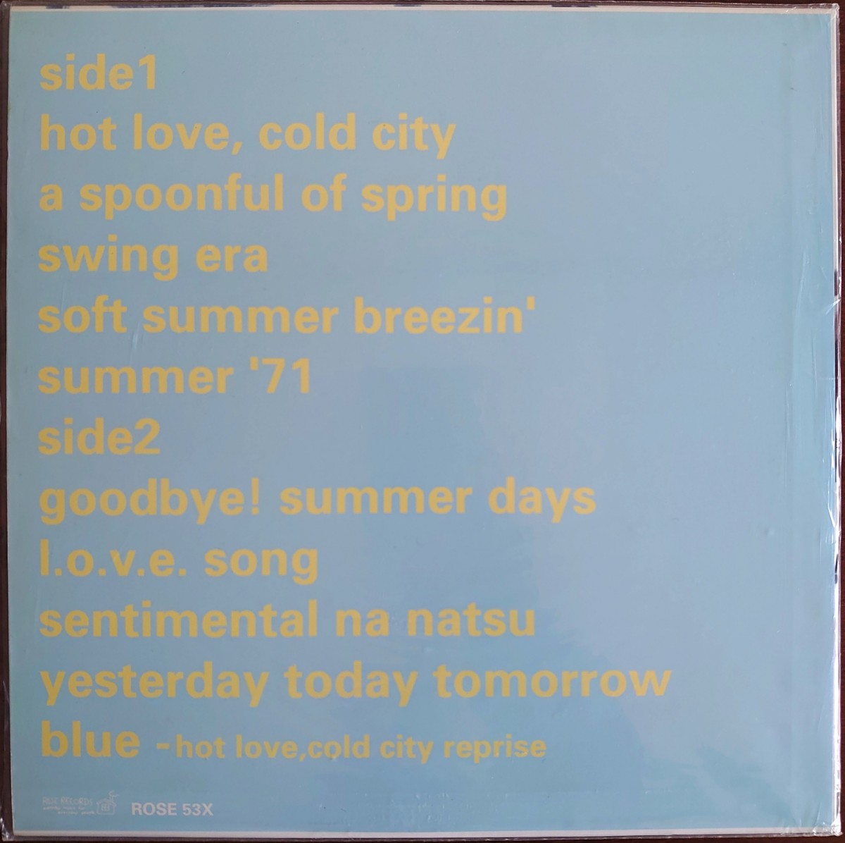 【新品未使用】ROSE 53X/2007年/blue(LP)/曽我部恵一/検SUNNY DAY SERVICE サニーデイ・サービス 【新品未使用】ROSE 53X/2007年/blue(LP)/曽我部恵一/検SUNNY DAY SERVICE サニーデイ・サービス