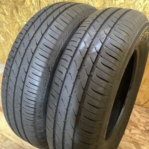 TOYO NANOENERGY 3PLUS トーヨー 185/70R14 夏 2016年製 2本セット 8.5分山