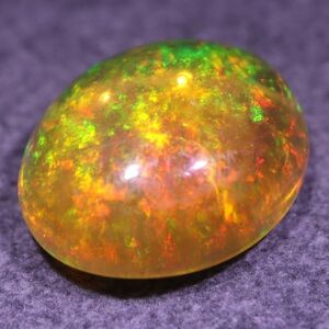 天然ファイアオパール メキシコ産 1.905ct 欧泊 宝石 ジュエリー 遊色 ファイヤーオパール 天然 墨西哥 loose jewelry fire opal