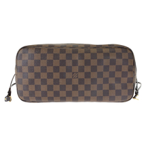 美品 LOUIS VUITTON ルイヴィトン ダミエ ネヴァーフルMM ブラウン 茶 PVC N51105 トートバッグ ハンドバッグ レディース 404257_画像10