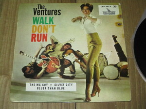 VENTURES ベンチャーズ WALK DON'T RUN THE McCOY SILVER CITY BLUER THAN BLUE 仏 EP REDラベル ドン・ウィルソンノーキー・エドワーズ