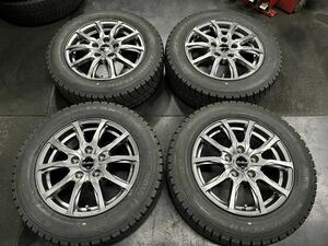 ホンダフリードGB5などスタッドレスタイヤ/ホイール４本です。GY ICENAVI6 185/65R15 88Q 2020年製　15x6.0J ET+45 PCD114.3x5H