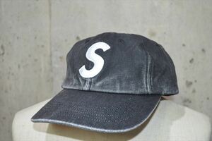 シュプリーム SUPREME　Sロゴ　キャップ　帽子　WOOSTER合同会社　色落ち D4805